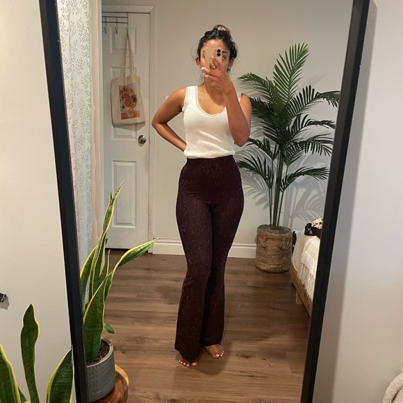 Glitter flared pants - Picture 2 of 4